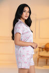 Zivame Satin Short Set - Drizzle — thumbnail 2