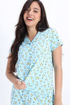 Zivame Knit Cotton Pyjama Set - Atomizer — thumbnail 5