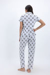 Zivame Mickey and Friends Knit Cotton Pyjama Set - BrightWhite — thumbnail 3