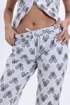 Zivame Mickey and Friends Knit Cotton Pyjama Set - BrightWhite — thumbnail 8