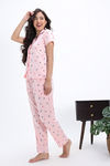 Zivame Knit Cotton Pyjama Set - Crystal Rose — thumbnail 2