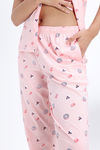 Zivame Knit Cotton Pyjama Set - Crystal Rose — thumbnail 6