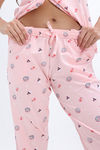 Zivame Knit Cotton Pyjama Set - Crystal Rose — thumbnail 7