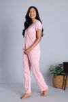 Zivame Knit Cotton Pyjama Set - Crystal Rose — thumbnail 2