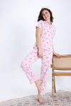 Zivame Knit Cotton Pyjama Set - Fairy Tale — thumbnail 2