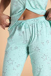 Zivame Knit Cotton Pyjama Set  - Mist Green — thumbnail 7