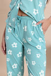 Zivame Knit Cotton Pyjama Set - Wasabi — thumbnail 7