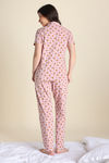 Zivame Knit Cotton Pyjama Set - Zephyr — thumbnail 4
