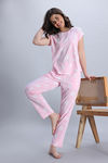 Zivame Knit Cotton Pyjama Set - Blushing Bride — thumbnail 1