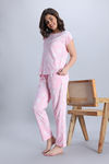 Zivame Knit Cotton Pyjama Set - Blushing Bride — thumbnail 2