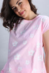 Zivame Knit Cotton Pyjama Set - Blushing Bride — thumbnail 5