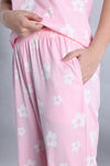 Zivame Knit Cotton Pyjama Set - Blushing Bride — thumbnail 6