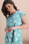 Zivame Knit Cotton Pyjama Set - Wasabi — thumbnail 5