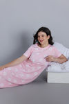 Zivame Knit Cotton Mid Length Nightwear - Blushing Bride — thumbnail 4