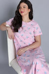 Zivame Knit Cotton Mid Length Nightwear - Fairy Tale — thumbnail 4