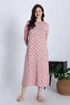 Zivame Knit Cotton Mid Length Nightwear - Zephyr — thumbnail 2