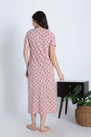 Zivame Knit Cotton Mid Length Nightwear - Zephyr — thumbnail 4
