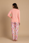 Zivame Buttersoft Knit Poly Pyjama Set - Pearl — thumbnail 3