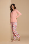 Zivame Buttersoft Knit Poly Pyjama Set - Pearl — thumbnail 4