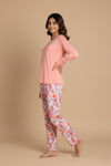 Zivame Buttersoft Knit Poly Pyjama Set - Pearl — thumbnail 5