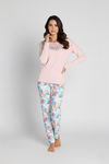 Zivame Buttersoft Knit Poly Pyjama Set - Seed Pearl — thumbnail 3