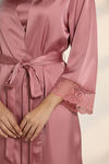 Zivame Luxe Satin 4 Pc Sleep Set - Rosette — thumbnail 7