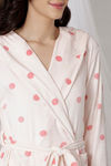 Zivame Velvety Soft Hooded Butter-Soft Poly Knit Robe - Pink N Print — thumbnail 5