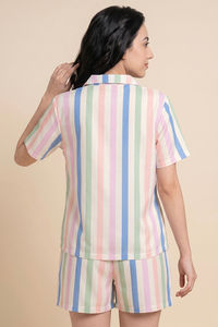 Zivame Woven Loungewear Short Set - Riviera — thumbnail 3