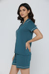 Zivame Tencel Knit Cotton Short Set - Dragonfly — thumbnail 2