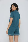 Zivame Tencel Knit Cotton Short Set - Dragonfly — thumbnail 3