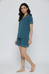 Zivame Tencel Knit Cotton Short Set - Dragonfly — thumbnail 4