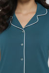 Zivame Tencel Knit Cotton Short Set - Dragonfly — thumbnail 5