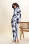 Zivame Farm Lore Knit Cotton Pyjama Set - Blackiriis — thumbnail 4