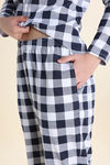 Zivame Farm Lore Knit Cotton Pyjama Set - Blackiriis — thumbnail 6