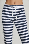Zivame Knit Cotton Pyjama Set - Black Iris4 — thumbnail 6