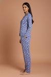Zivame Farm Lore Knit Cotton Pyjama Set - Bleachedden — thumbnail 3