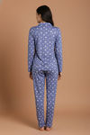Zivame Farm Lore Knit Cotton Pyjama Set - Bleachedden — thumbnail 4