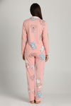 Zivame Farm Lore Knit Cotton Pyjama Set - Blossom — thumbnail 3