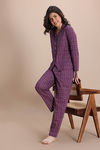 Zivame Knit Cotton Pyjama Set - Cedarwood1 — thumbnail 3
