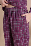 Zivame Knit Cotton Pyjama Set - Cedarwood1 — thumbnail 6