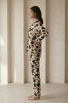 Zivame Farm Lore Knit Cotton Pyjama Set - Macadamia — thumbnail 2