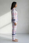 Zivame Knit Cotton Pyjama Set - Pastellilac — thumbnail 2