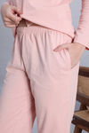 Zivame Knit Cotton Pyjama Set - Peach Skin — thumbnail 6