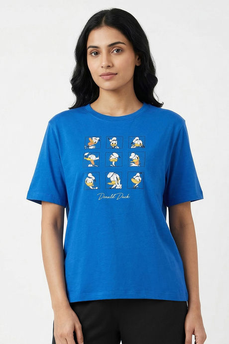 Zivame Donald Duck Knit Cotton Loungewear Top - Daphne — image 2