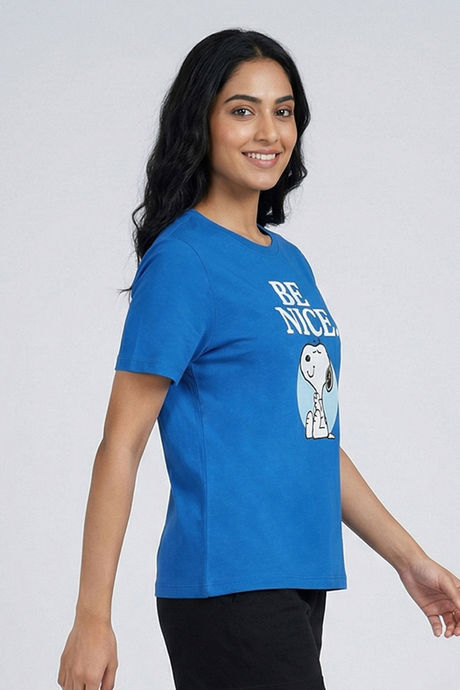 Zivame Peanuts Knit Cotton Loungewear Top - Daphne — image 3