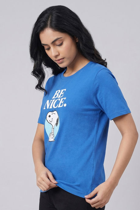 Zivame Peanuts Knit Cotton Loungewear Top - Daphne — image 4