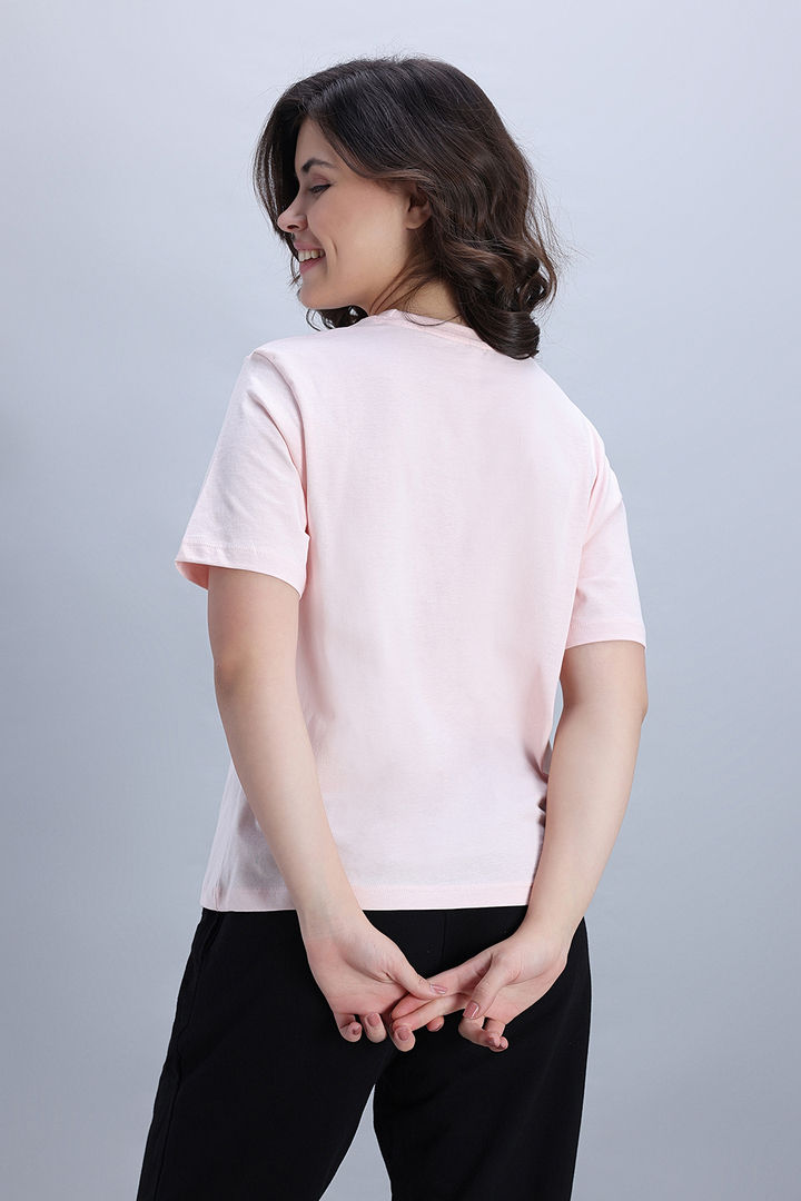 Zivame Donald Duck Knit Cotton Loungewear Top - Dark Pinkdogwood — image 4
