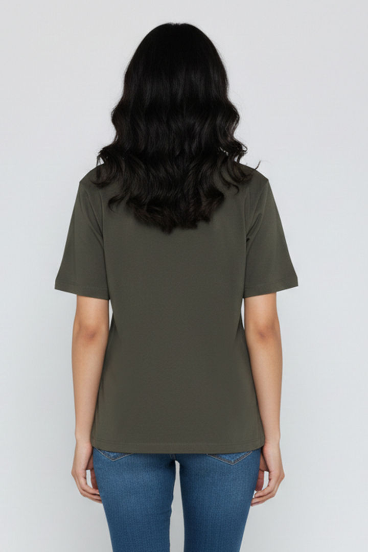 Zivame Garfield Knit Cotton Lifewear Top - Grape Leaf — image 3