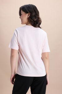 Zivame Garfield Knit Cotton Loungewear Top - Pink Dogwood — thumbnail 5