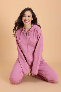 Zivame Knit Cotton Hoodie - Polignac — thumbnail 6